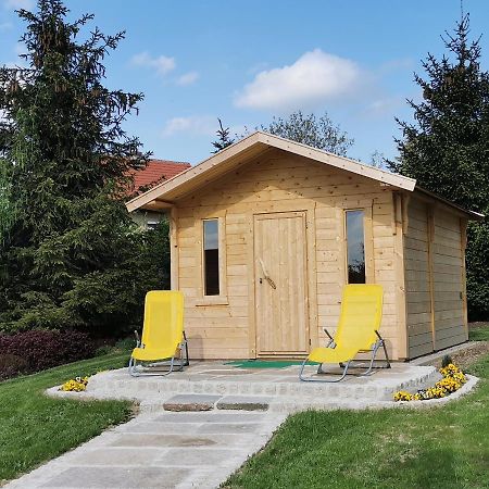 Pension Raupennest Mit Blockhaussauna Bautzen Ngoại thất bức ảnh