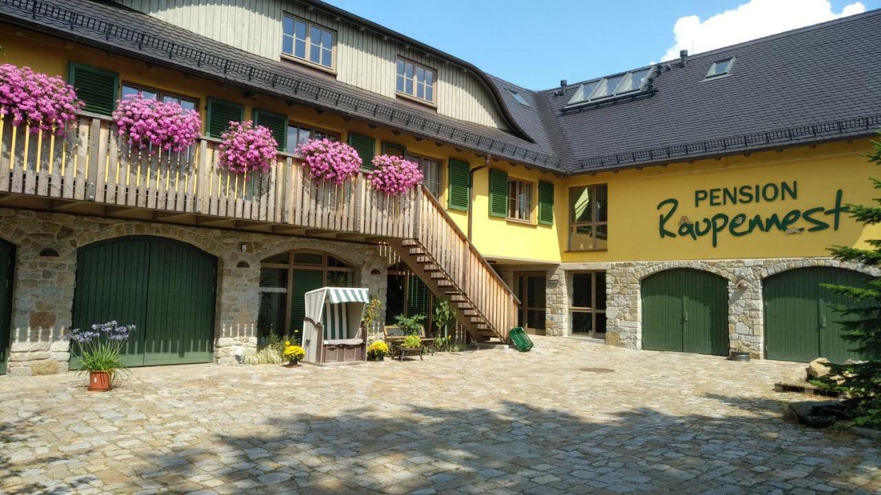 Pension Raupennest Mit Blockhaussauna Bautzen Ngoại thất bức ảnh
